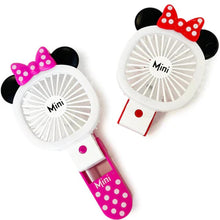 Load image into Gallery viewer, LED Handheld Rechargeable USB Fan
