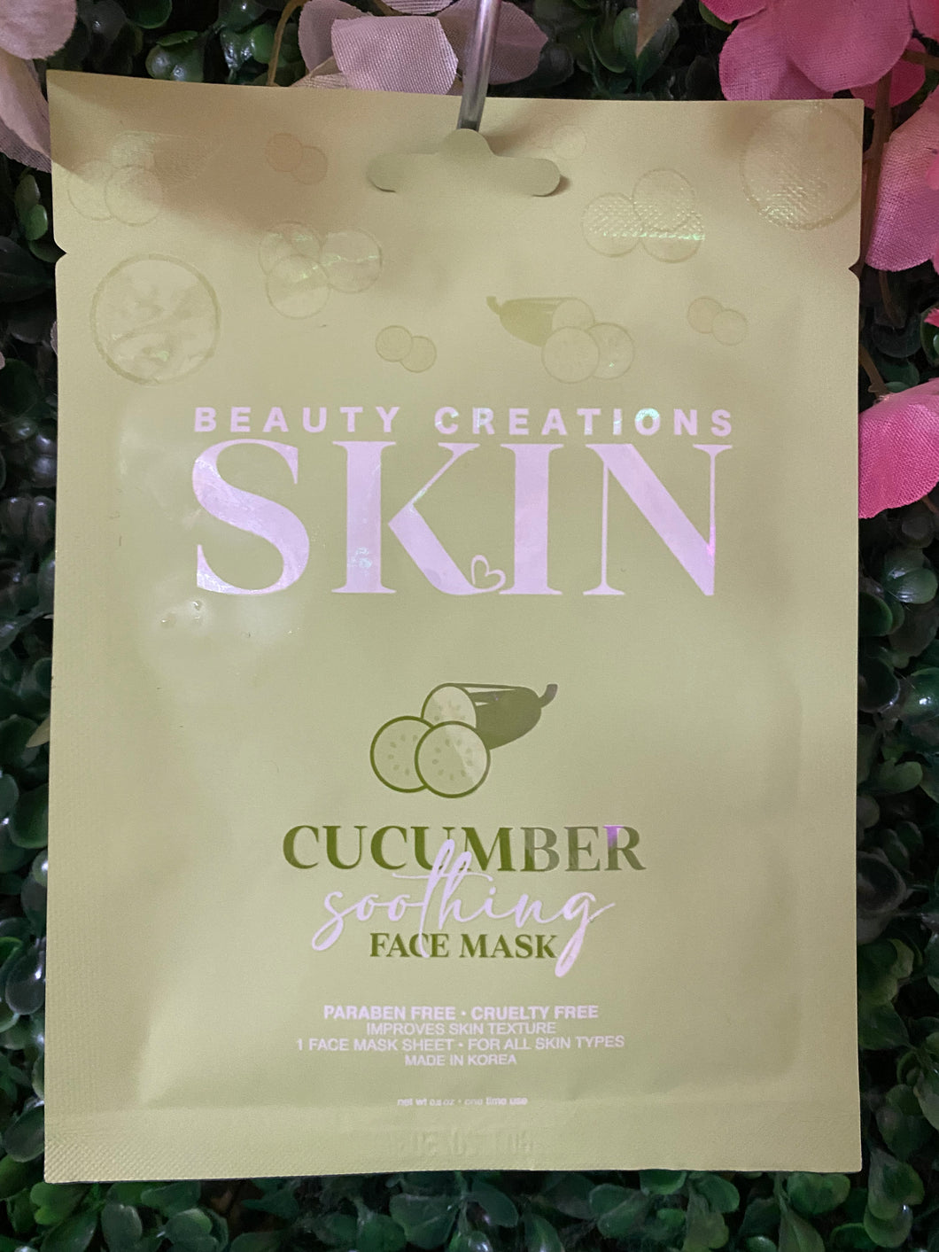 Beauty Creations Skin Facemask “Cucumber”